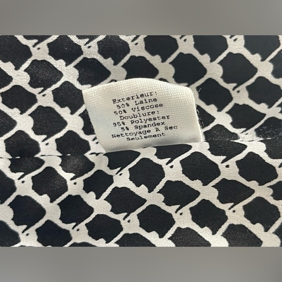 Lux Blue Pea Coat Asymmetrical Design Tailored Fit - Picture 6 of 16